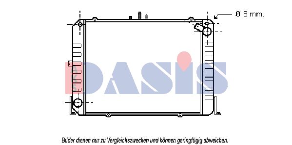 AKS DASIS Jäähdytin,moottorin jäähdytys 213360N